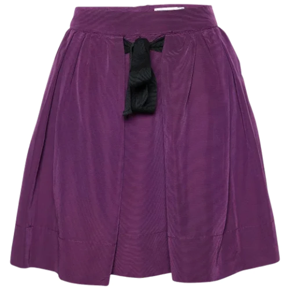 Chloé Pre-owned Cotton bottoms Purple Dames