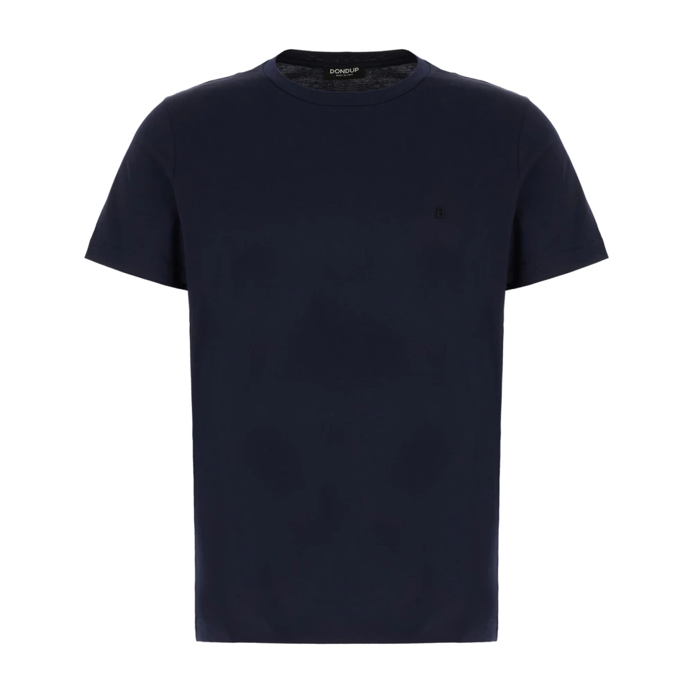 Dondup Casual Katoenen T-Shirt voor Mannen Blue Heren