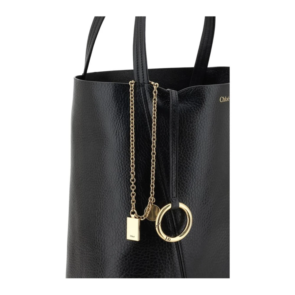 Chloé Schoudertas met kettingdetail Black Dames