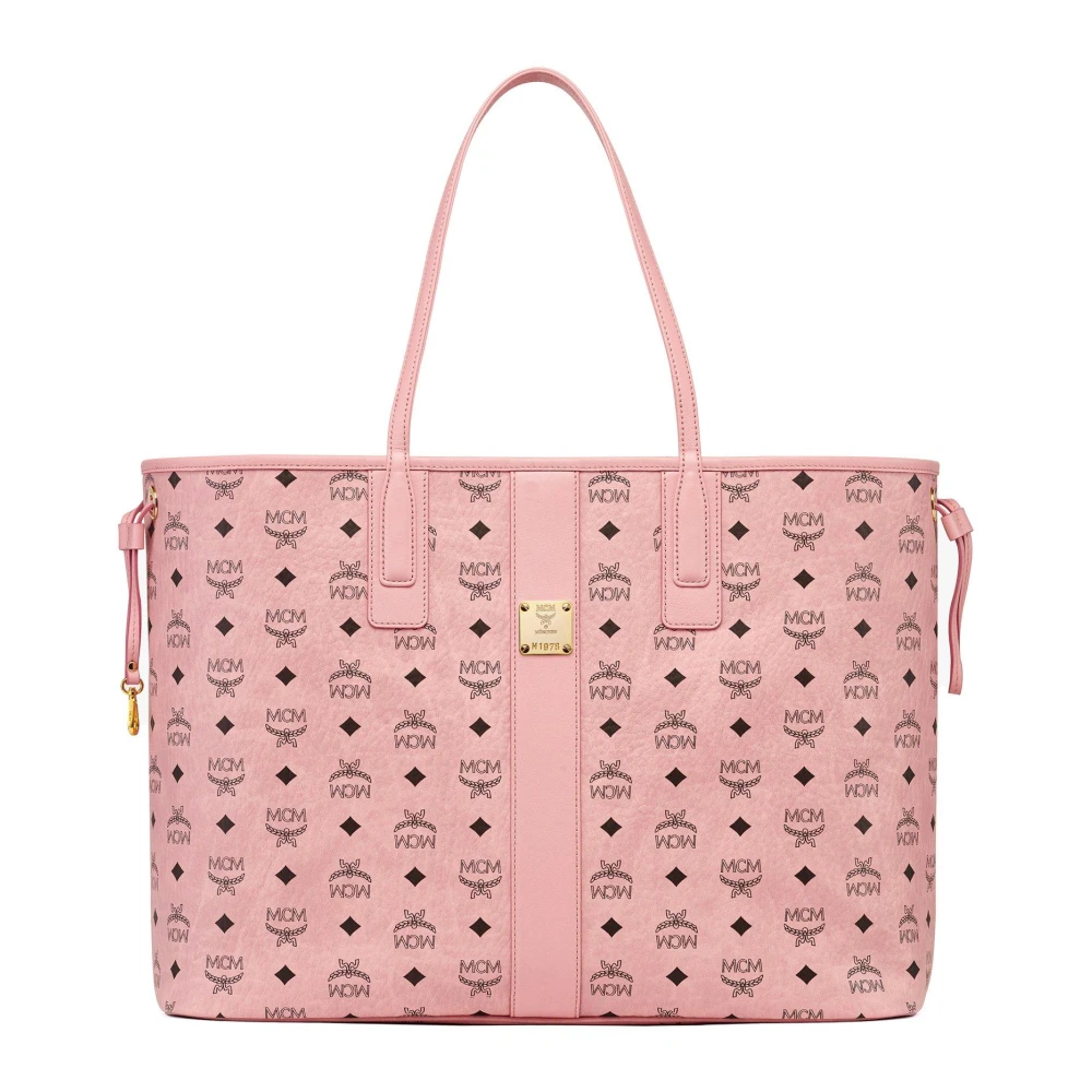 MCM Liz Shopper in Visetos Pink Dames