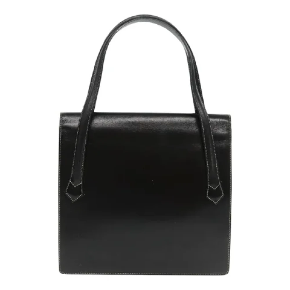Dior Vintage Pre-owned Leather dior-bags Black Dames