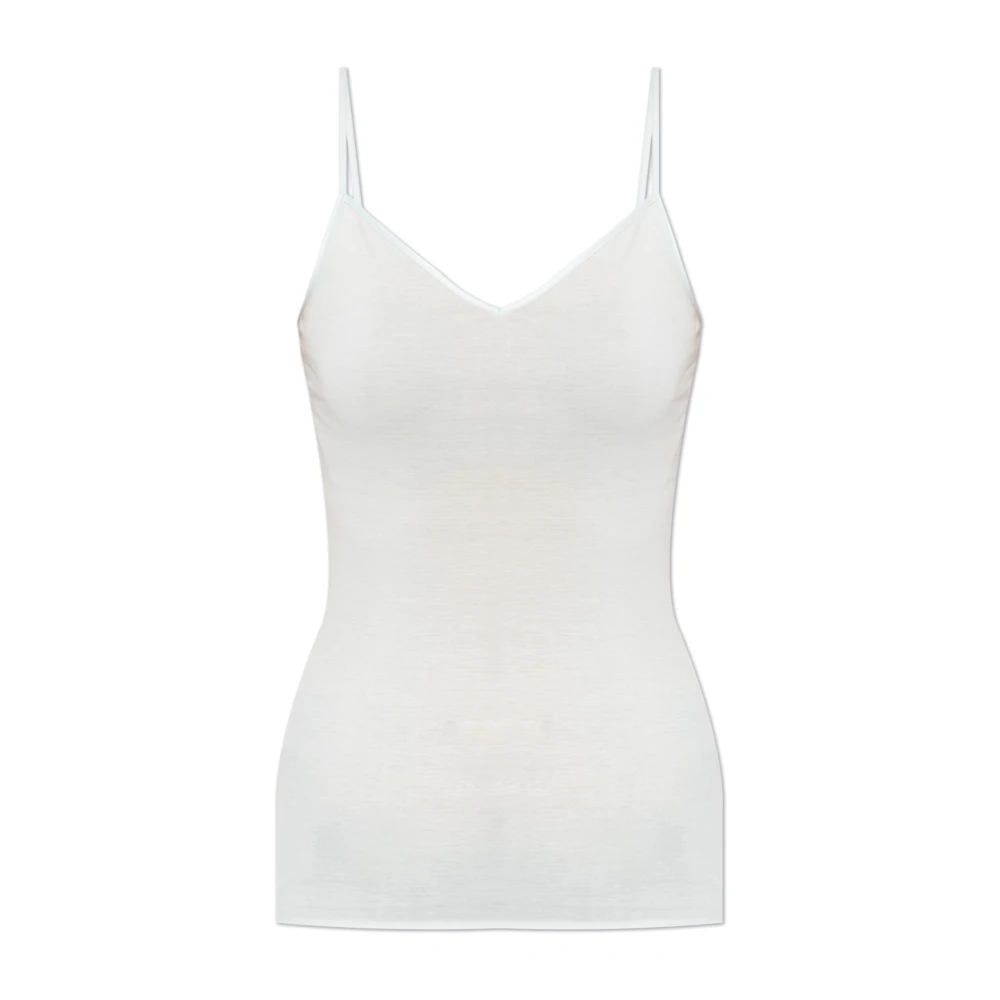 Hanro Top Seamless White Dames