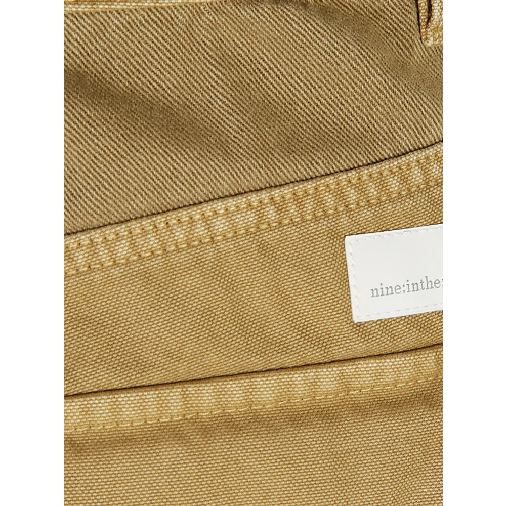 Nine In The Morning Slim-fit Hazelnoot Cargo Broek Brown Heren