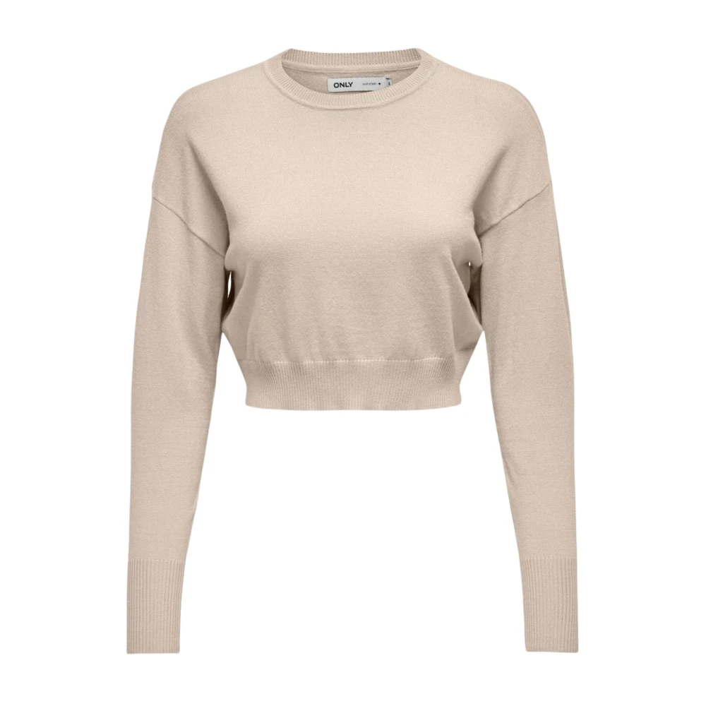 Only Stijlvolle Trui voor Mannen Beige Dames