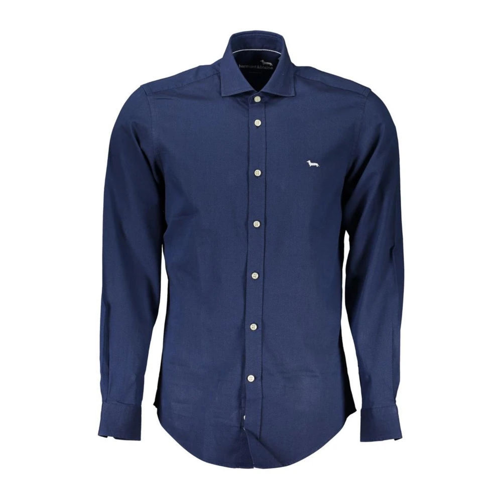 Harmont & Blaine Polo Shirts Blue Heren