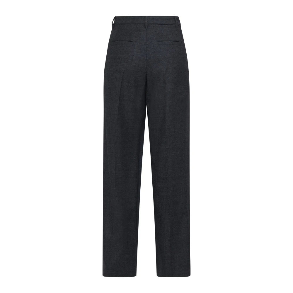 BRUNELLO CUCINELLI Zwarte Broek Elegante Stijl Black Dames
