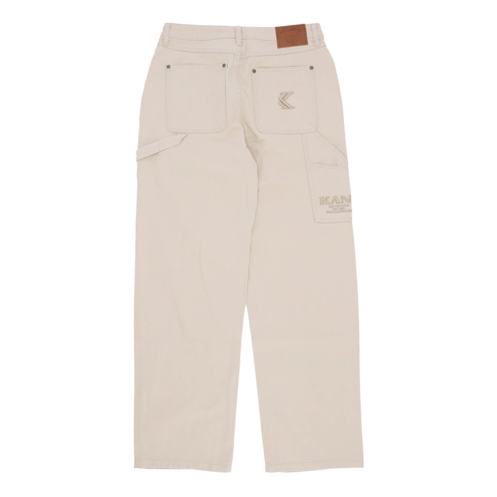 Karl Kani Baggy Workwear Jeans Broek White Dames