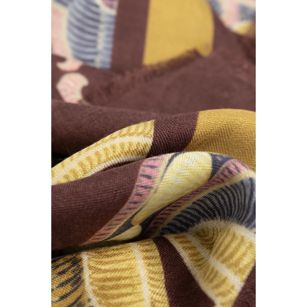 ETRO Sjaal met decoratief patroon Red Dames