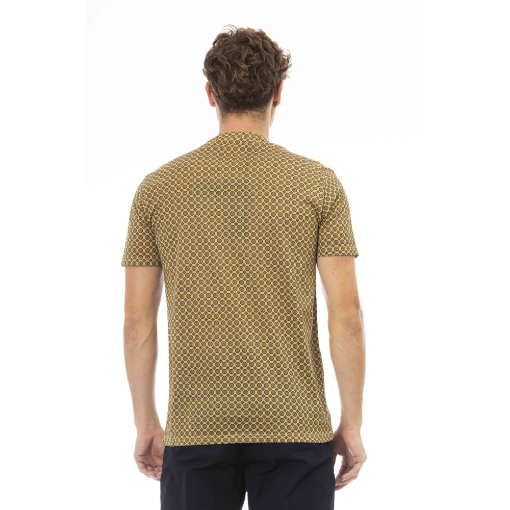 Baldinini Korte Mouw Ronde Hals T-shirt Gray Heren