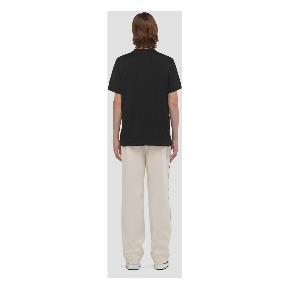 MCM T-shirt met Laurel-logo gemaakt van biologisch katoen Black Unisex