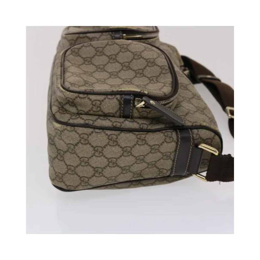Gucci Vintage Pre-owned Leather gucci-bags Beige Dames