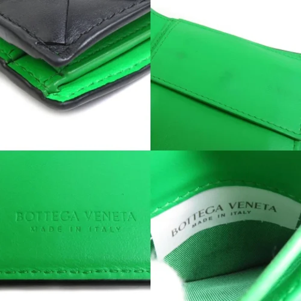 Bottega Veneta Vintage Pre-owned Leather wallets Black Dames