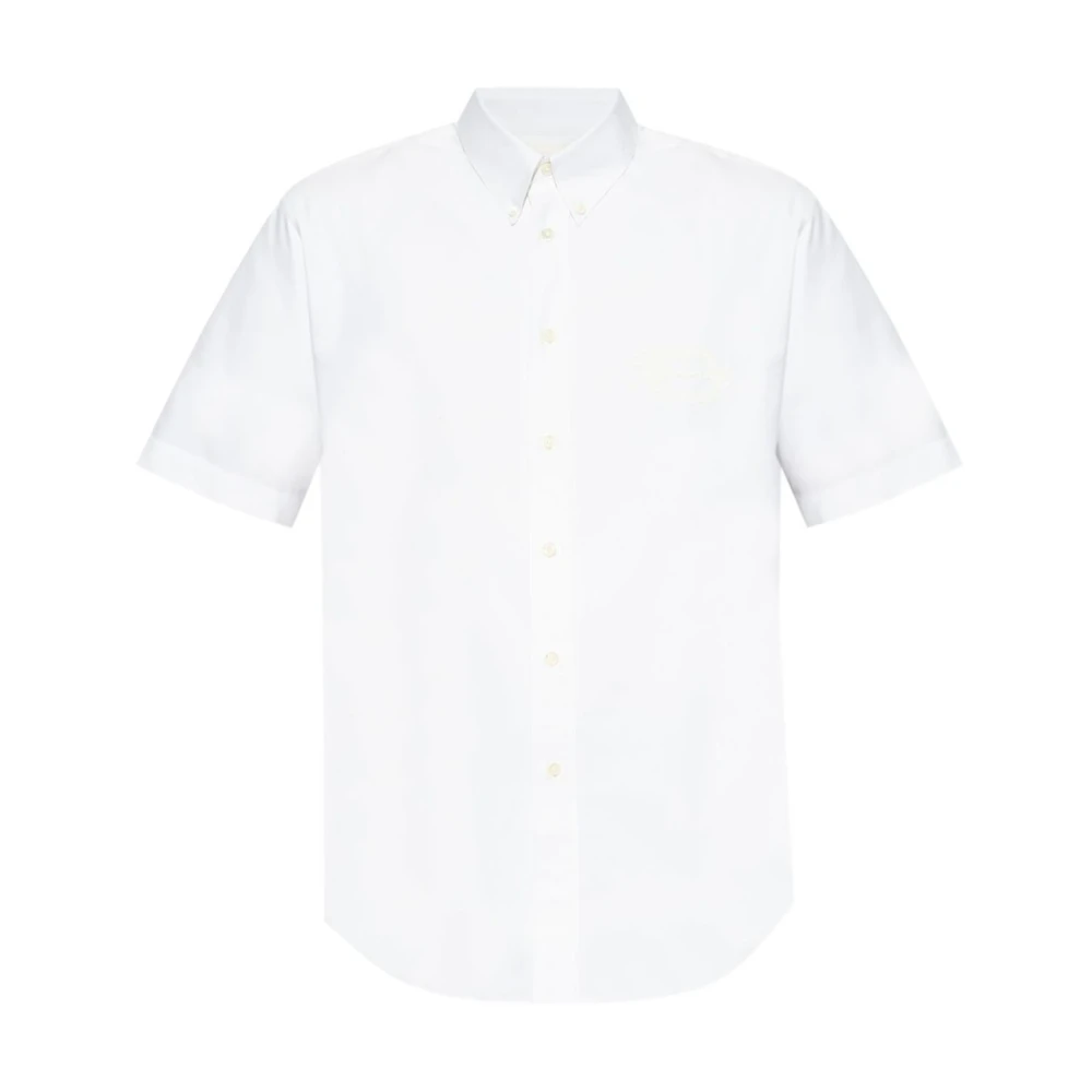 Givenchy Casual Shirt van Groene Katoen White Heren