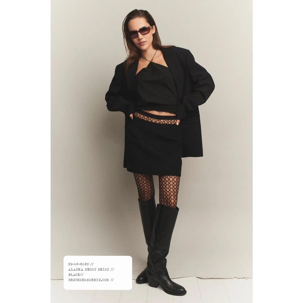 Designers Remix Short Skirts Black Dames