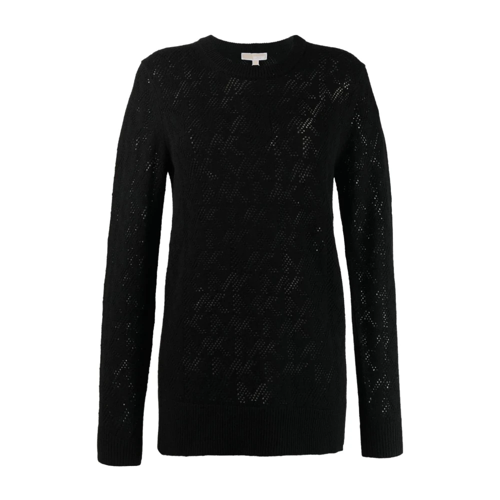 Michael Kors Women's Black Round-Neck Knitwear - Round-Neck Knitwear - S - Knitwear