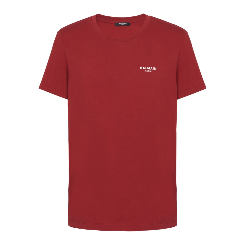 Balmain - Tops > T-Shirts - Red - Balmain - Modalova