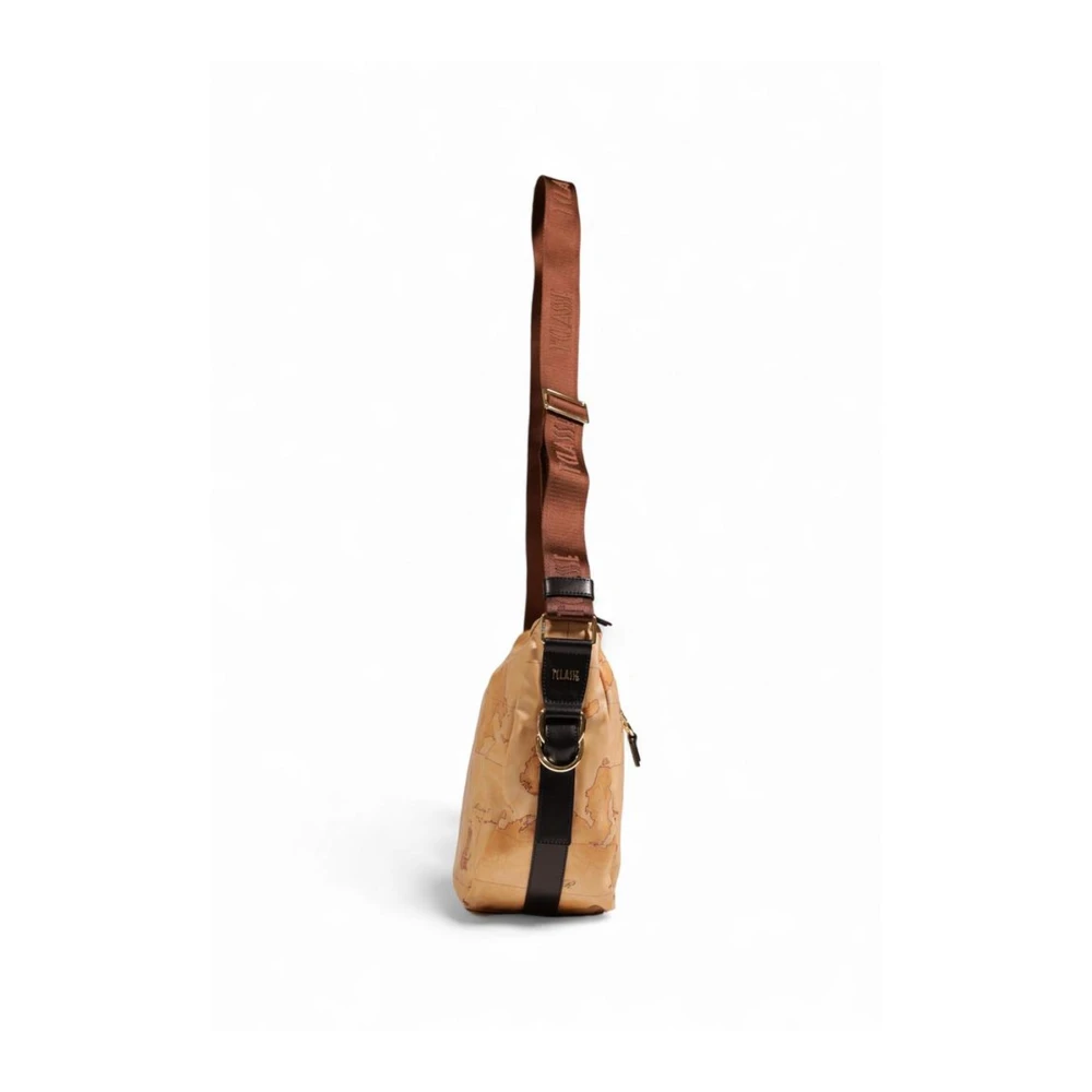 Alviero Martini 1a Classe Polyethyleen Handtas met Lederen Blend Beige Dames