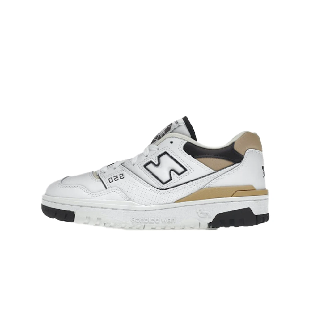 New Balance Salt en Peper Sneakers Klassieke Stijl Heren Schoenen Wit