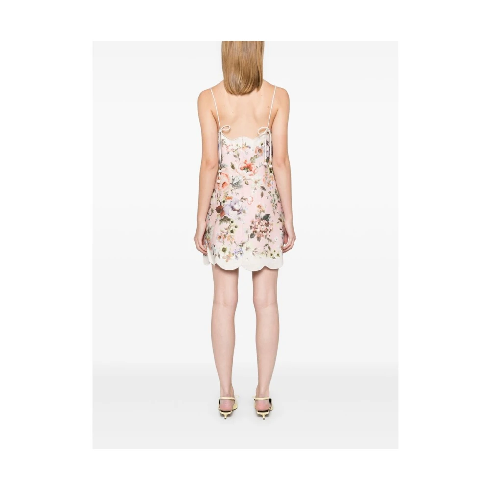 Zimmermann Acacia Print Linnen Jurk Multicolor Dames