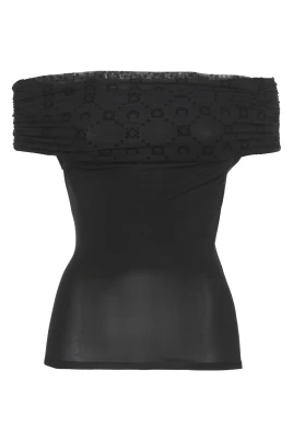 Off-shoulder Draped Top