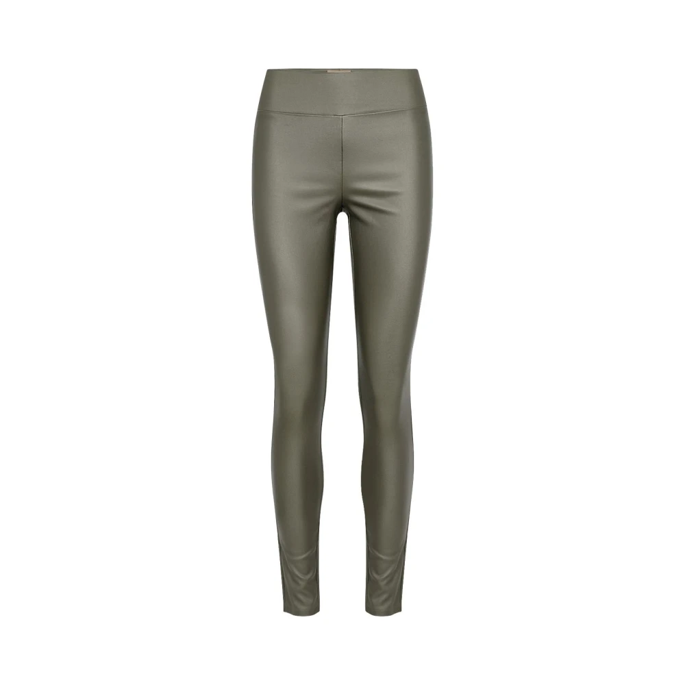 Soyaconcept Hoge taille legging olijfgroen Green Dames
