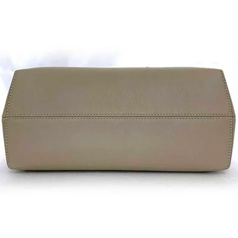 Fendi Vintage Pre-owned Leather fendi-bags Beige Dames