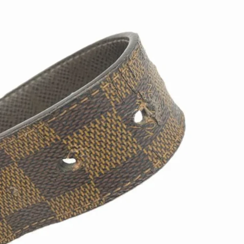 Louis Vuitton Vintage Pre-owned Canvas belts Brown Heren