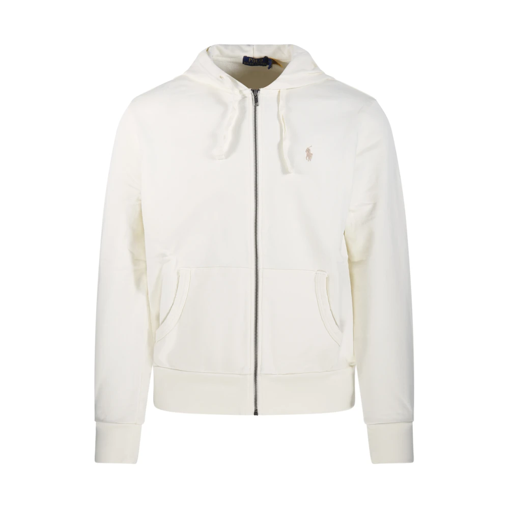 Ralph Lauren Beige Zip-Throughs, Male, S, Full-Zip Sweatshirt