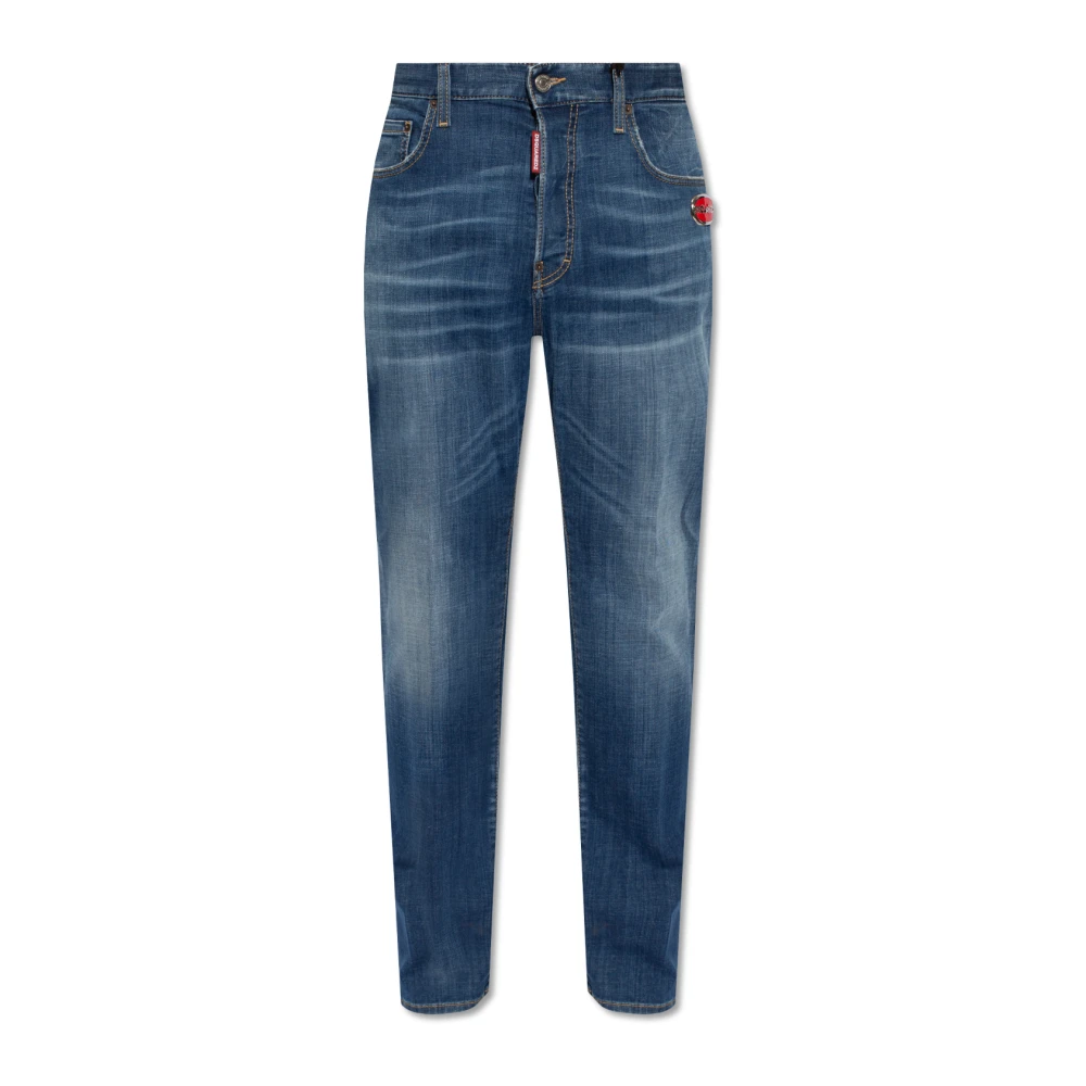 Dsquared2 642 jeans Blue Heren