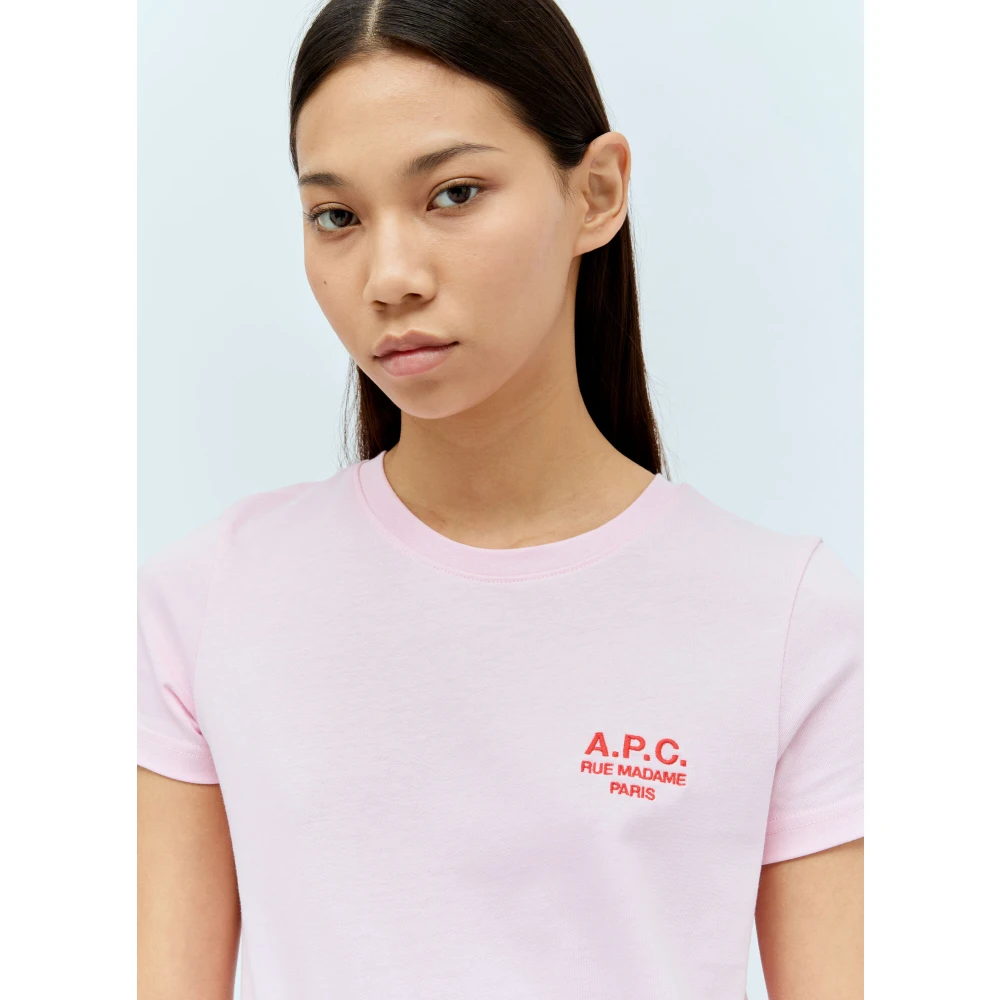 A.p.c. T-Shirts Pink Dames