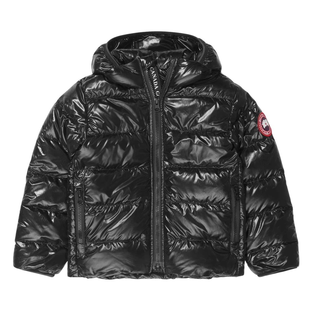 Canada Goose Unisex Black Crofton Down Hooded Jacket