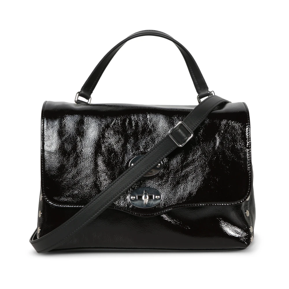Zanellato Zwarte Naxos Postina Tas Black Dames