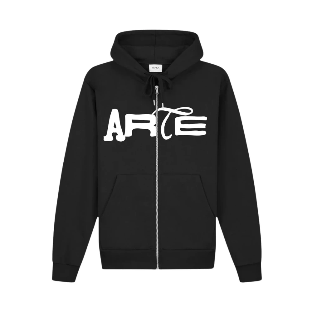 Arte Antwerp Energy Rits Hoodie Black Heren