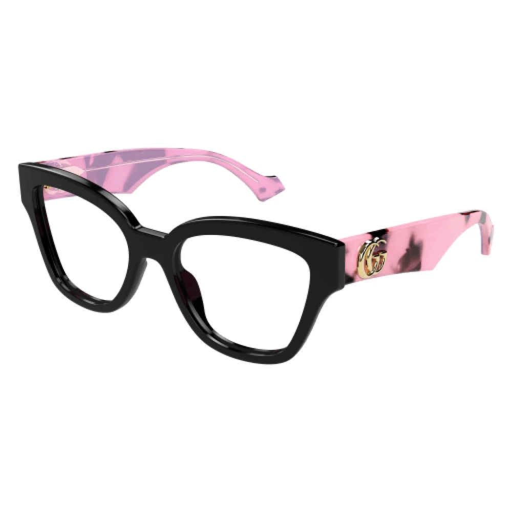 Gucci Geometriska Cat Eye Optiska Glasögon Black, Unisex