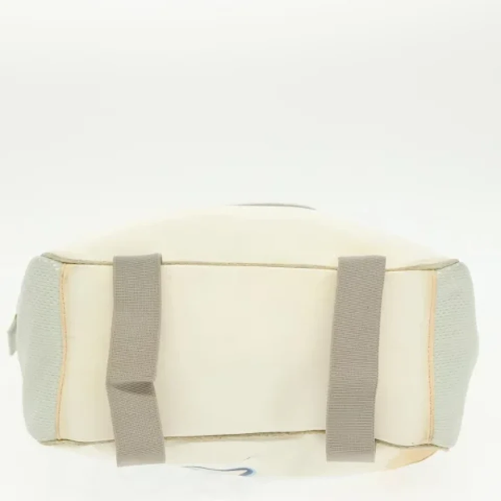 Chanel Vintage Pre-owned Nylon chanel-bags White Dames