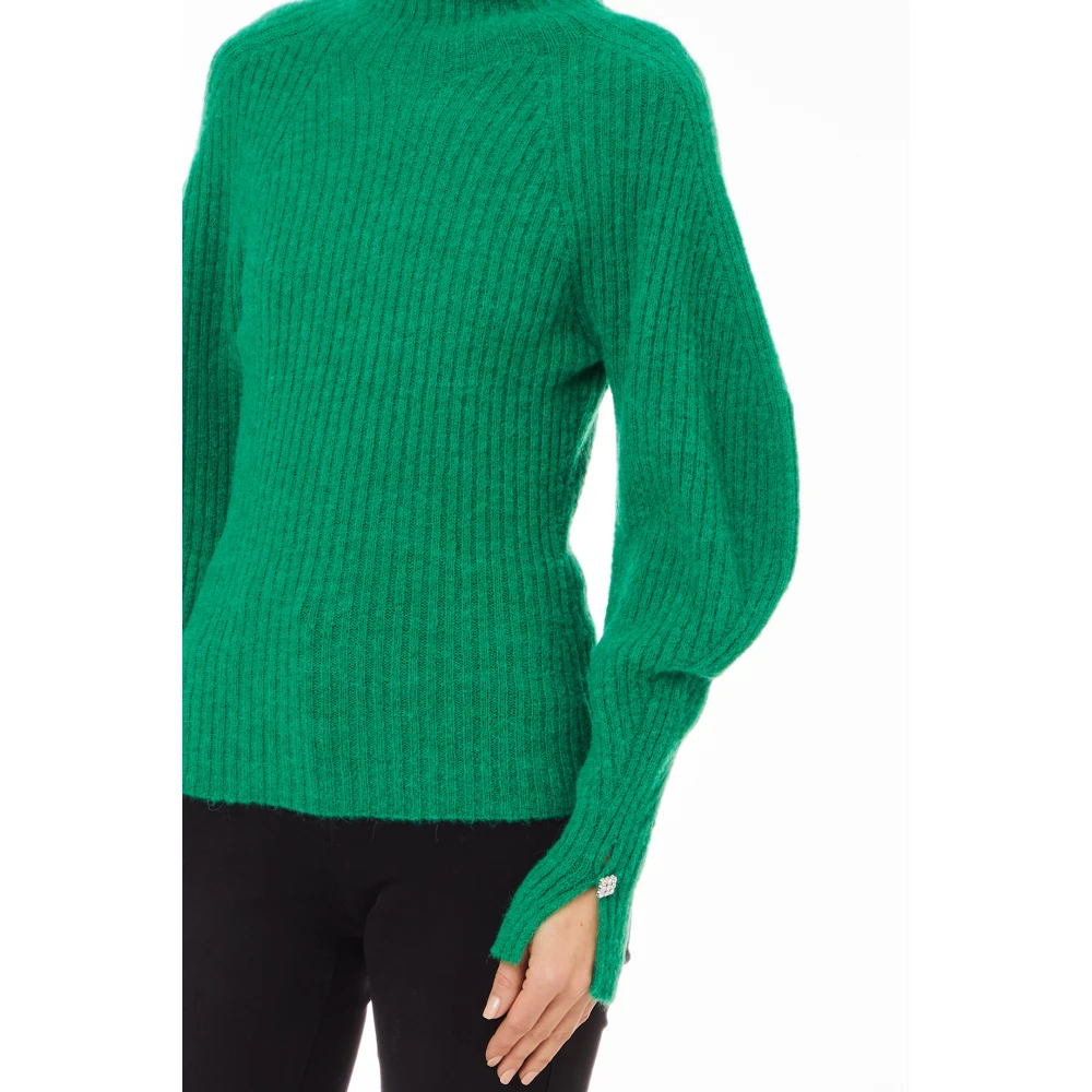 Liu Jo Gesloten Gebreide Trui Green Dames