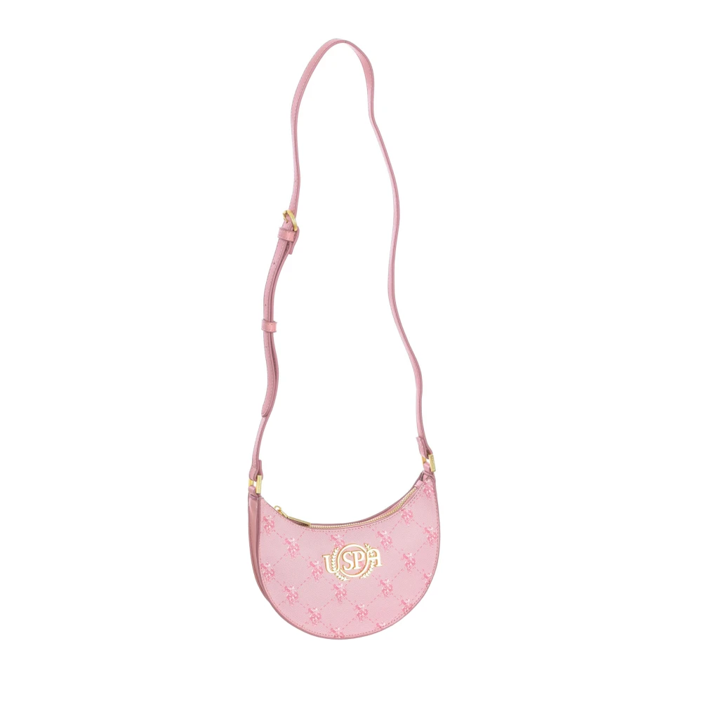 U.s. Polo Assn. Women's Pink Cross Body Bags, One Size, Shoulder Bags