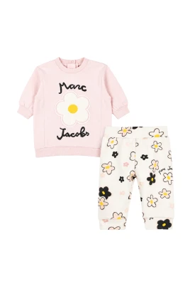 Logotyp sweatshirt och joggingbyxor set
