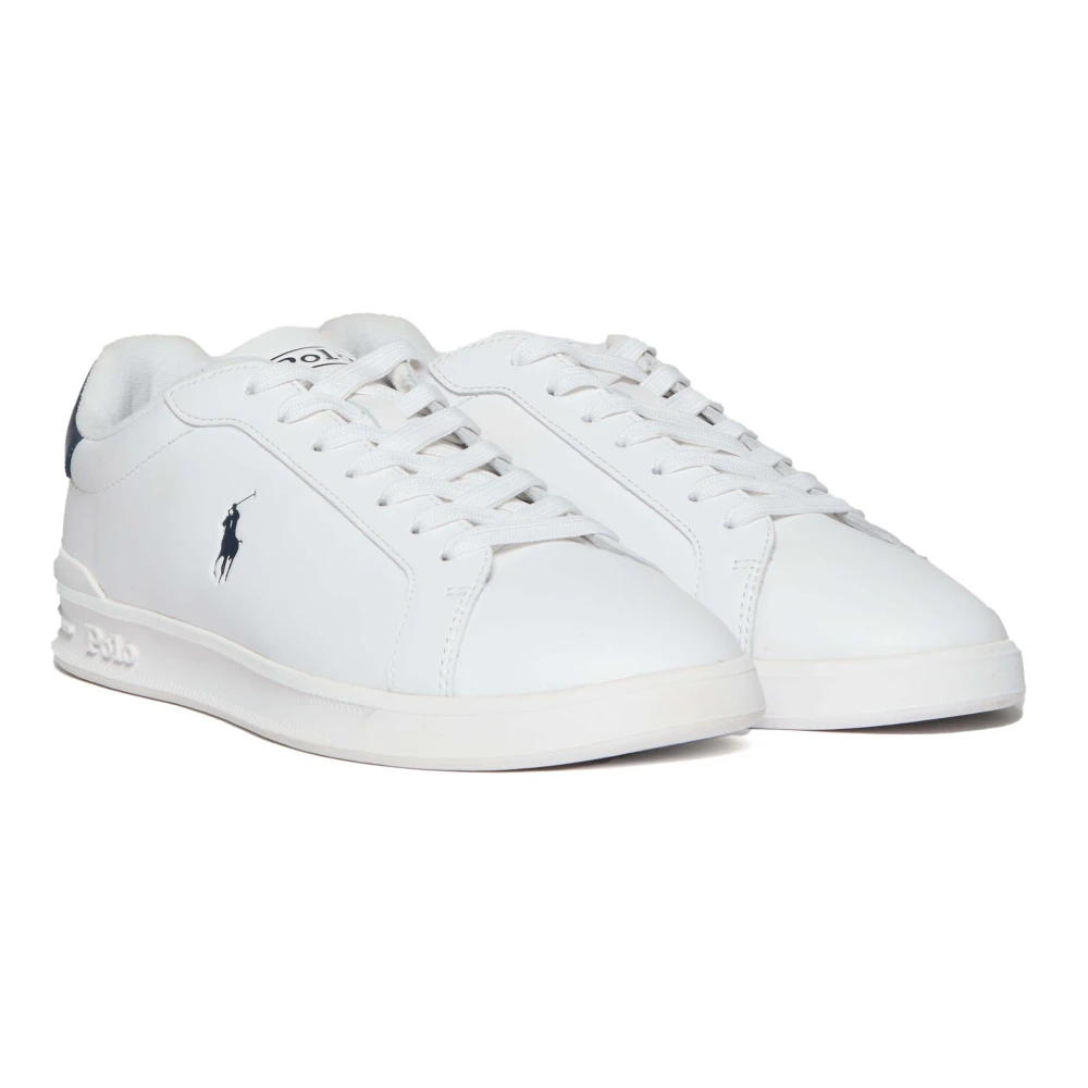 Polo Ralph Lauren Witte leren sneakers GRT CT II White Heren