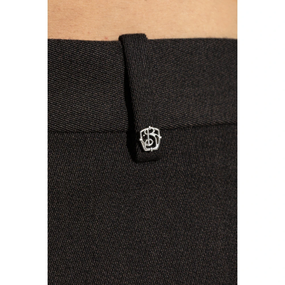 Burberry Geplooide broek Brown Heren