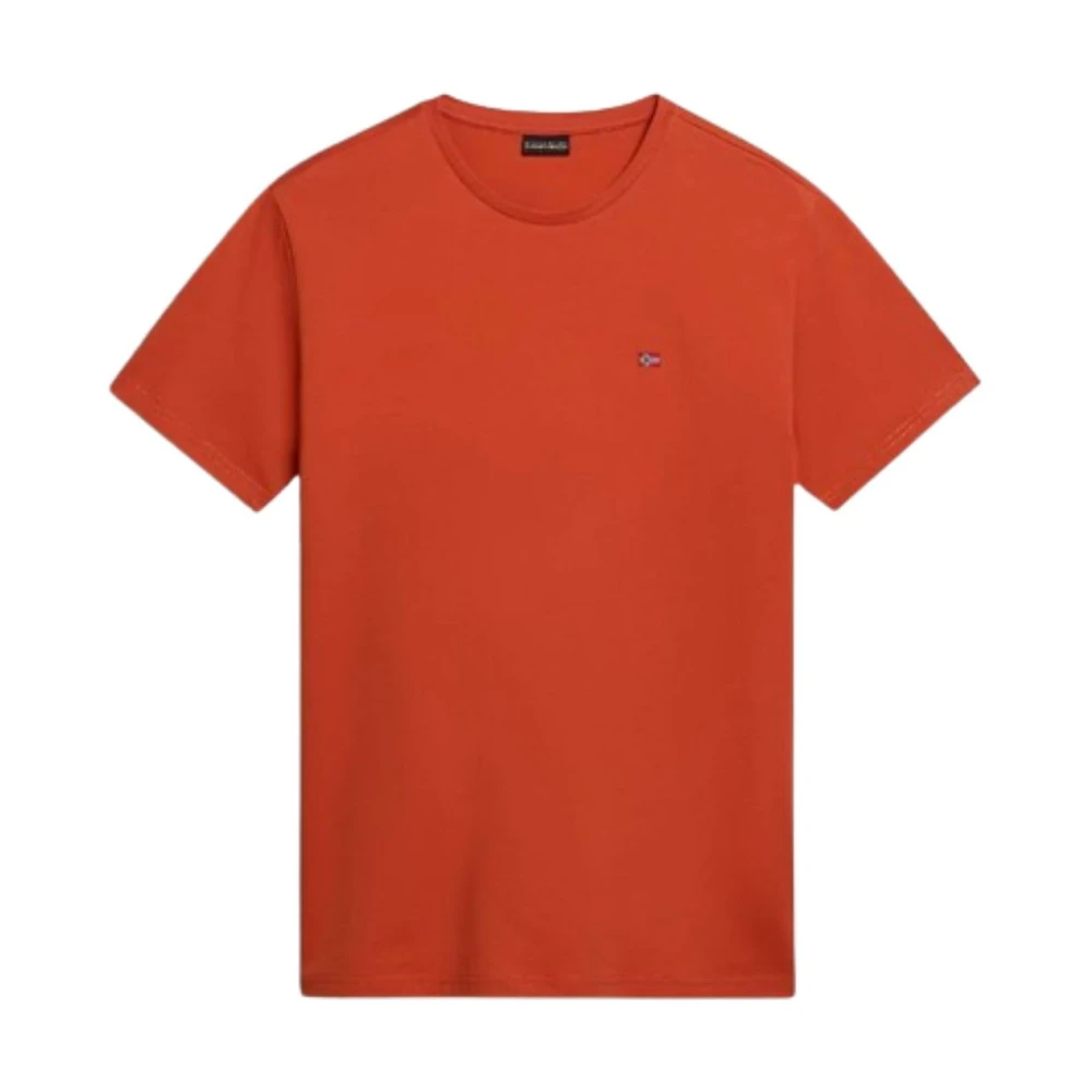 Napapijri Men's Orange Salis Short Sleeve T-Shirt