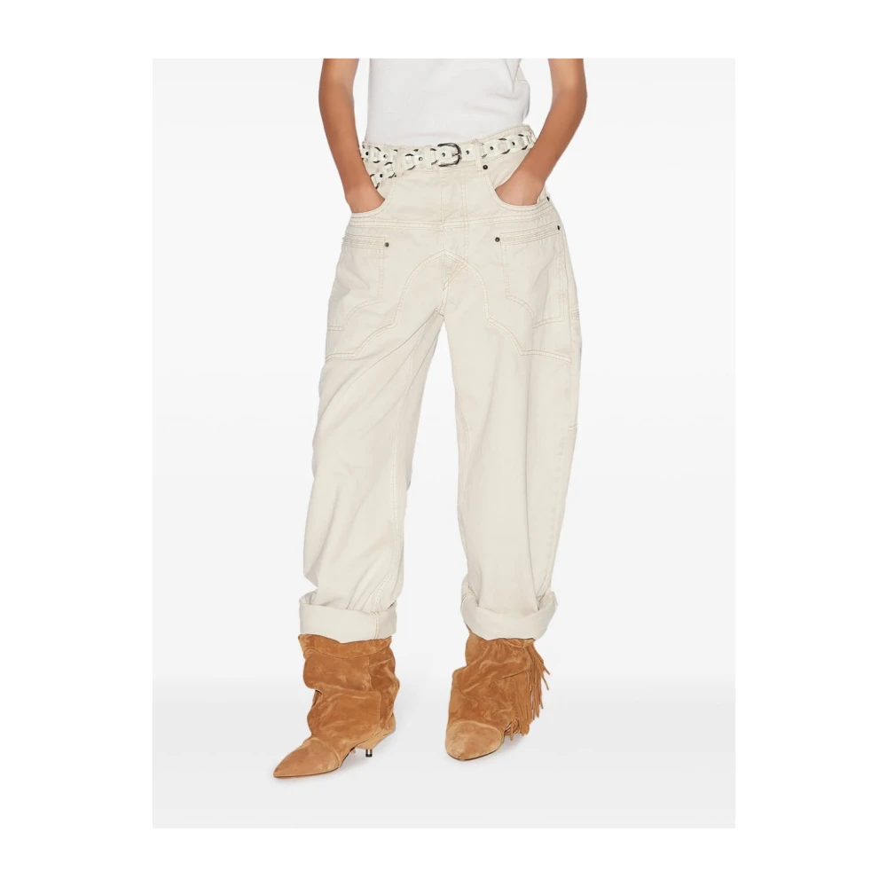 Isabel marant Beige Jeans voor Vrouwen Beige Dames
