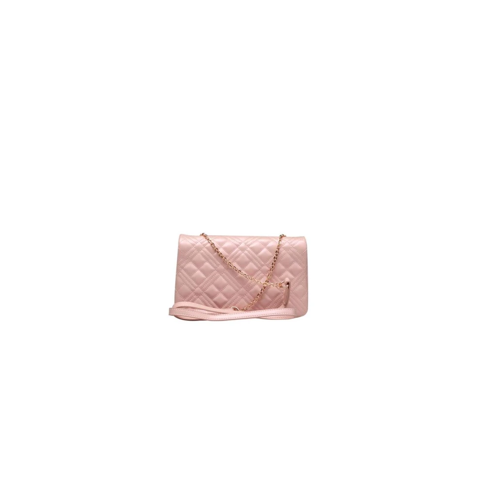 Love Moschino Gewatteerde Multicolor Crossbody Tas met Gouden Details Pink Dames