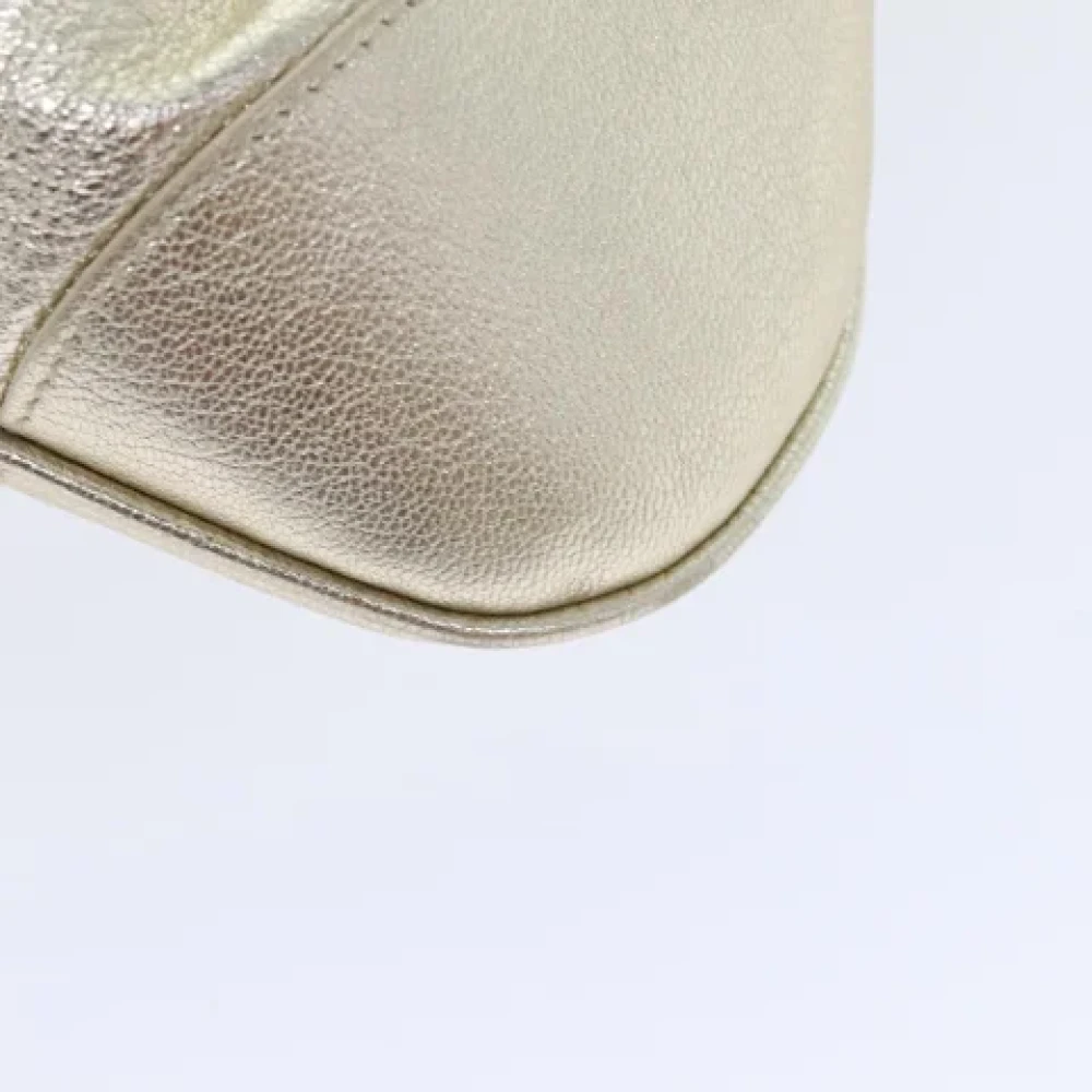 Salvatore Ferragamo Pre-owned Leather handbags Yellow Dames
