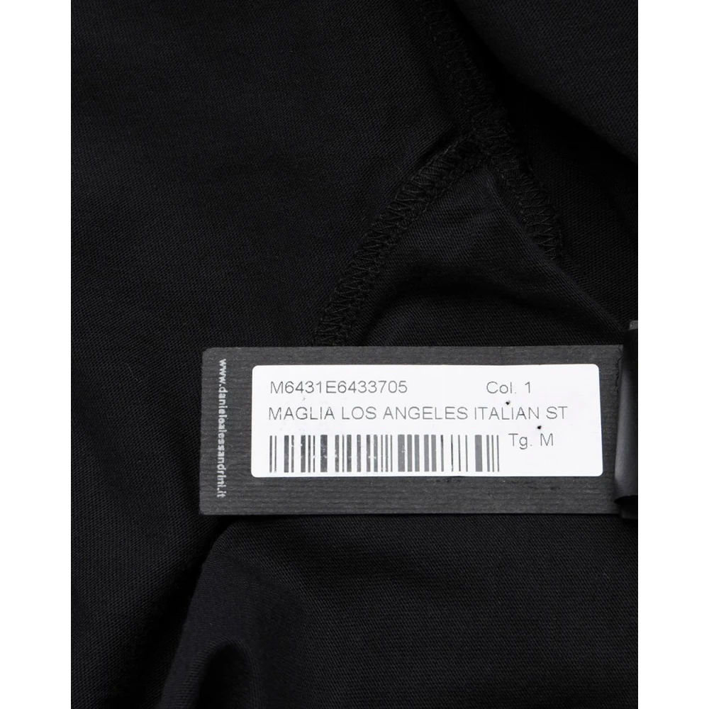 Daniele Alessandrini Los Angeles Italiaanse Stijl Sweatshirt Black Heren