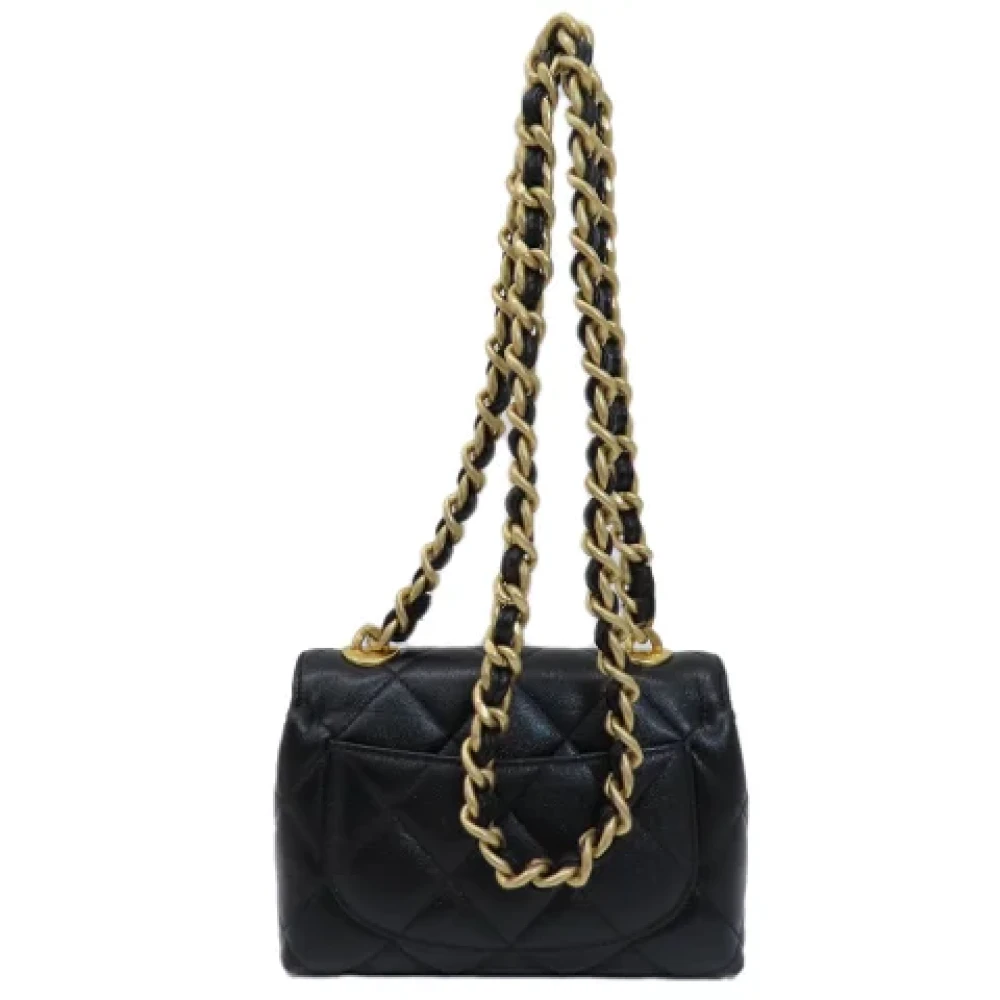 Chanel Vintage Pre-owned Fabric chanel-bags Black Dames