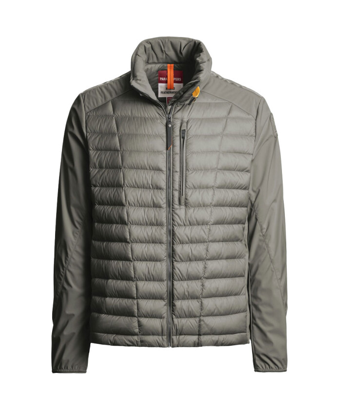 veste-hybride-nylon-gris-vert
