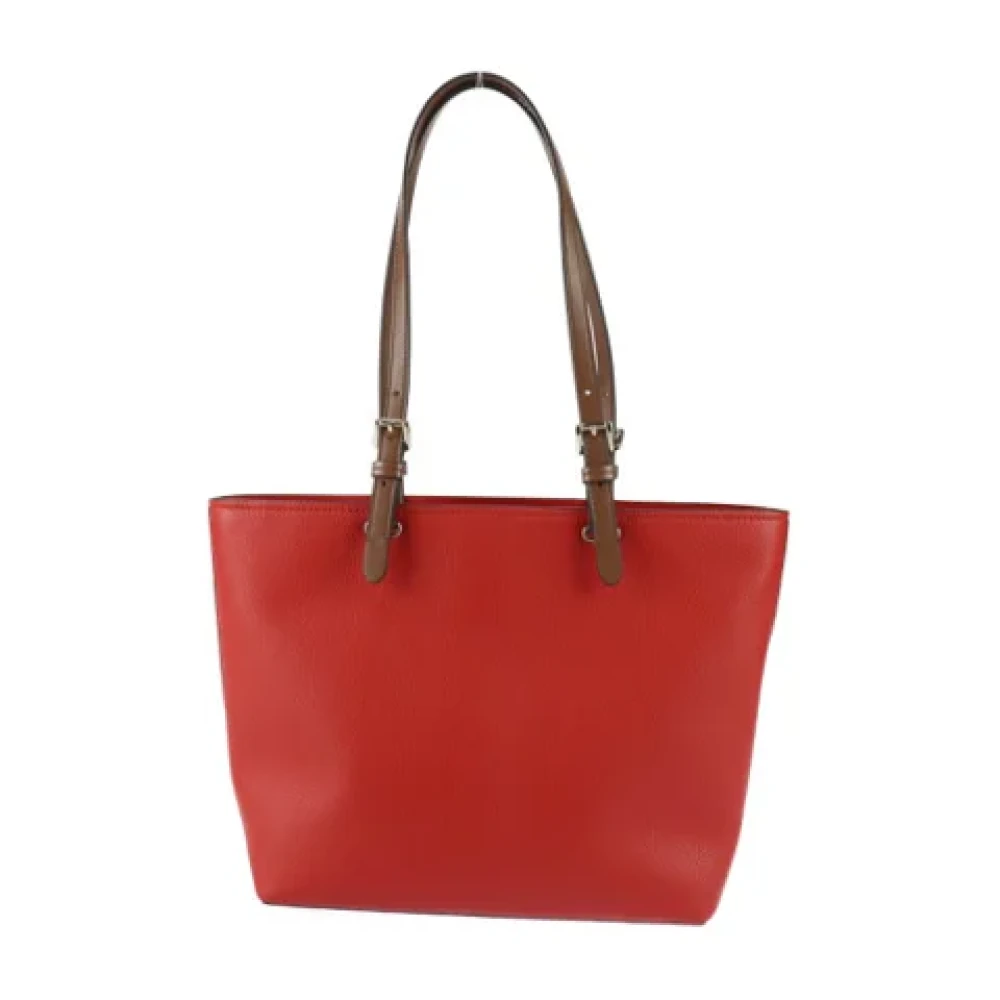Michael Kors Pre-owned Leather shoulder-bags Red Dames