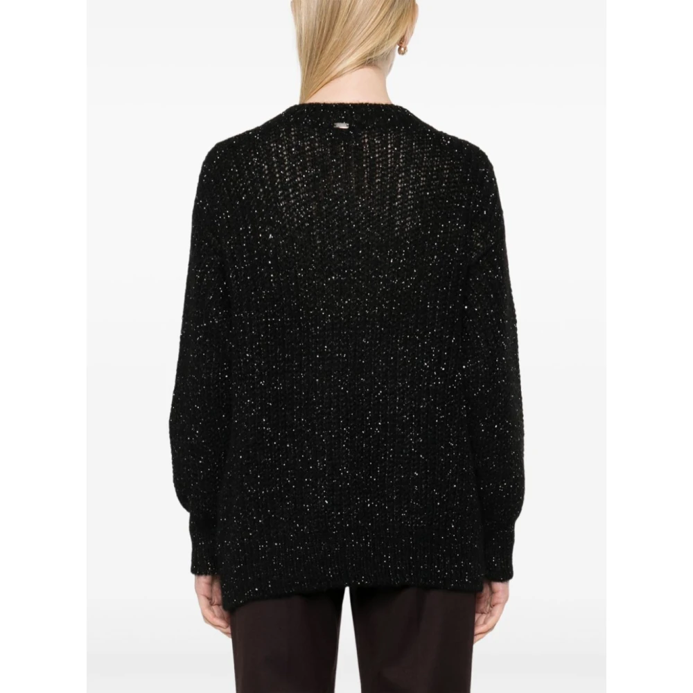 Herno Zwart Gebreide Top Black Dames