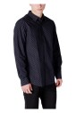 chemise-en-coton-a-pois-bleus